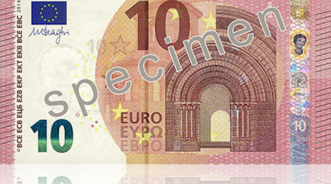 Nieuw 10 eurobiljet vanaf september in omloop