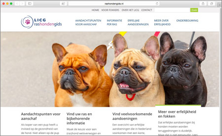 Website rashondengids.nl