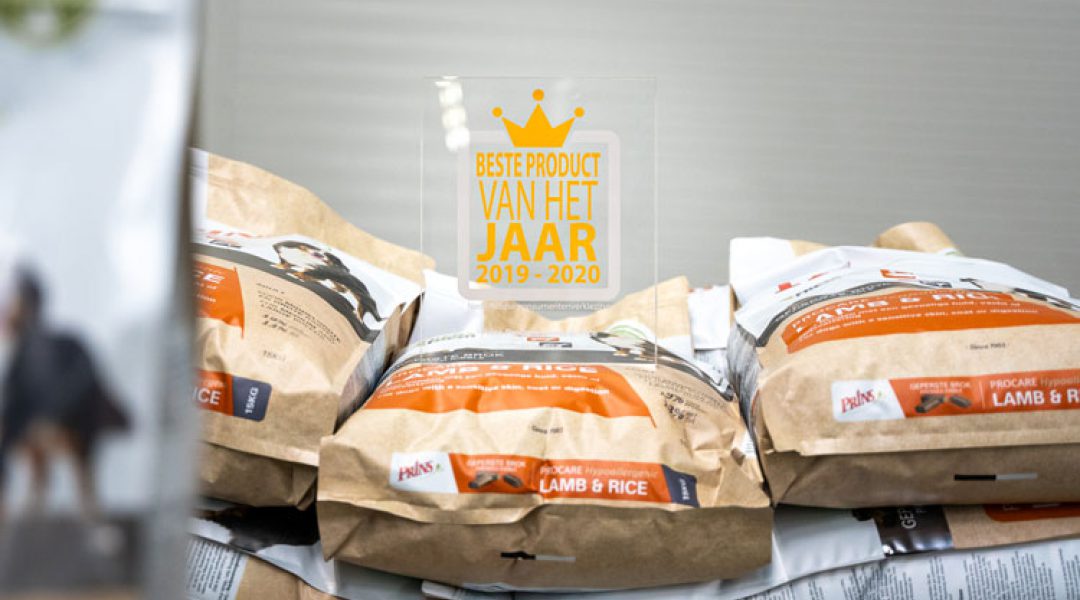 Prins Petfoods winnaar Beste Product van het Jaar 2019-2020