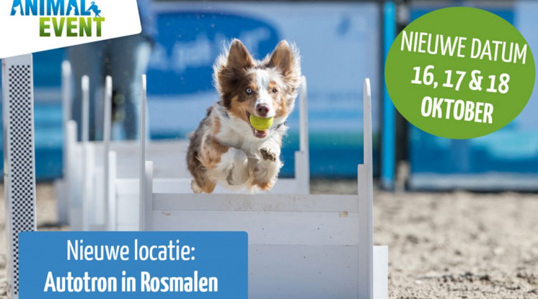 Animal Event verplaatst naar oktober