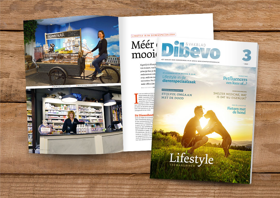 Dibevo-Vakblad, hét vakblad voor ondernemers in de gehele gezelschapsdierenbranche
