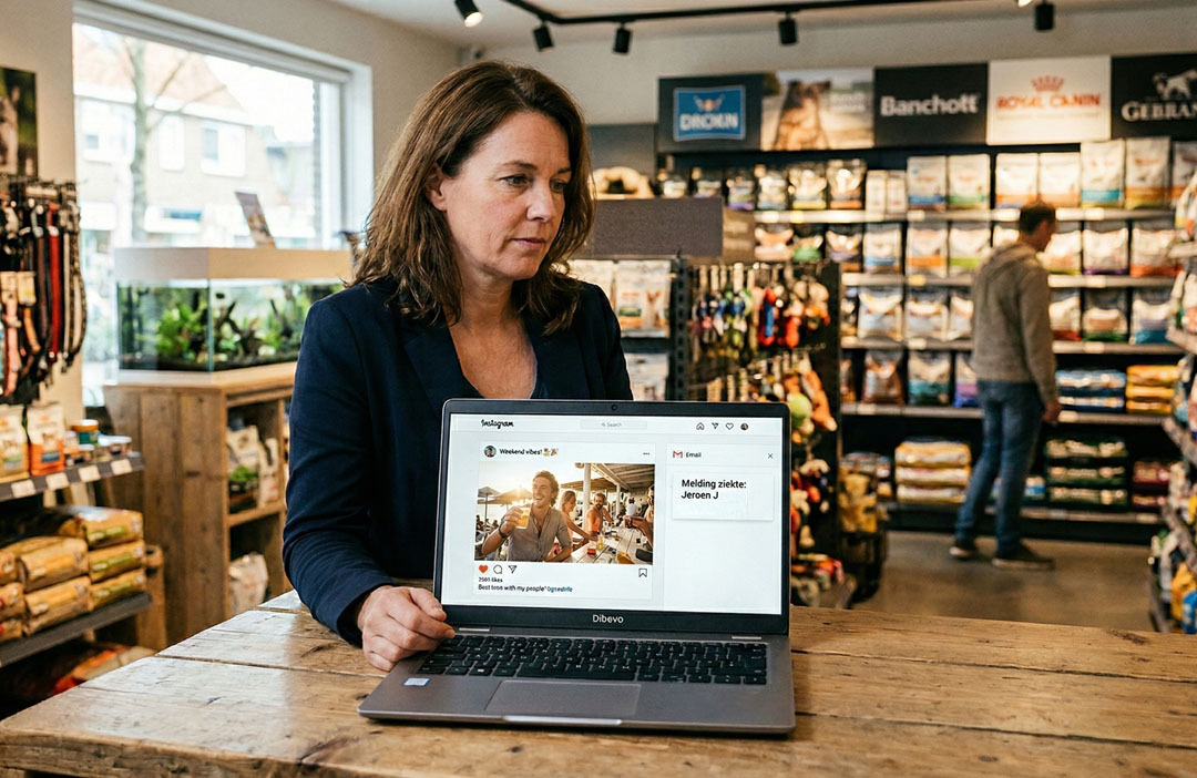 Medewerker ziek of toch niet?