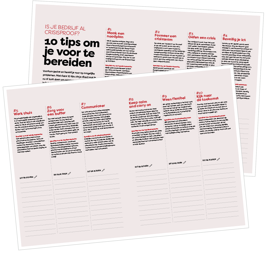 Noodplan voor ondernemers