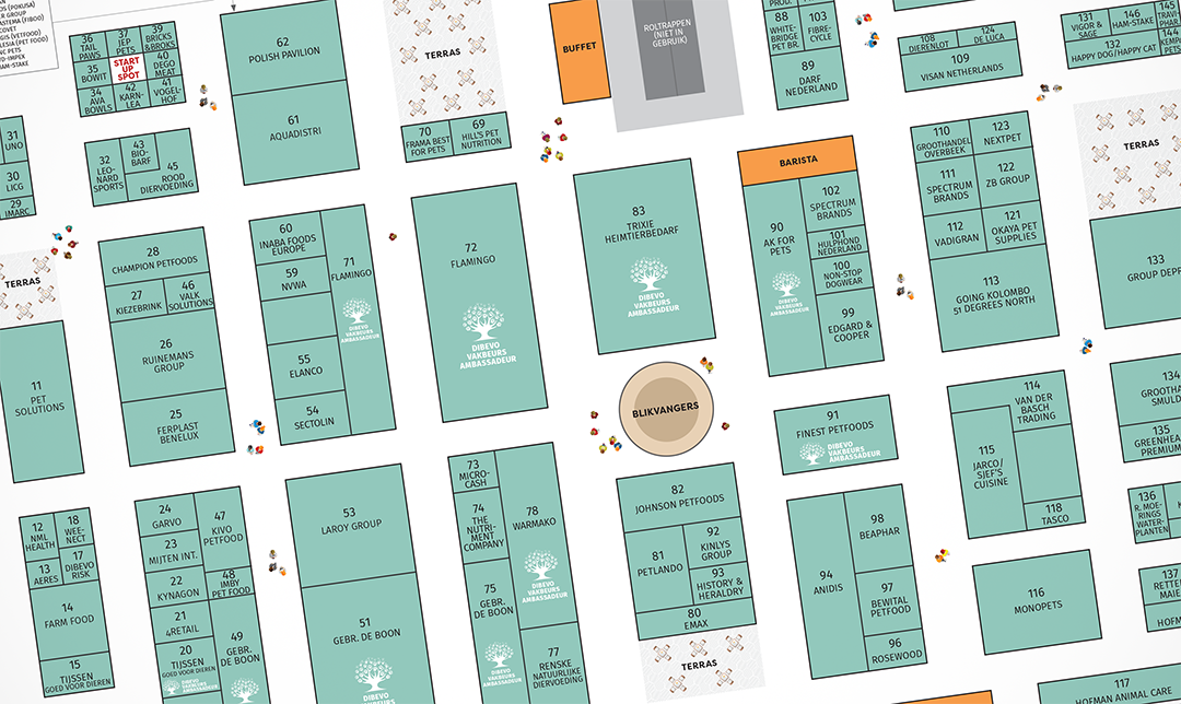 Plattergrond Dibevo-Vakbeurs 2025