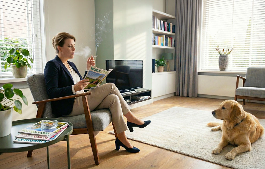 Roken bij je huisdier